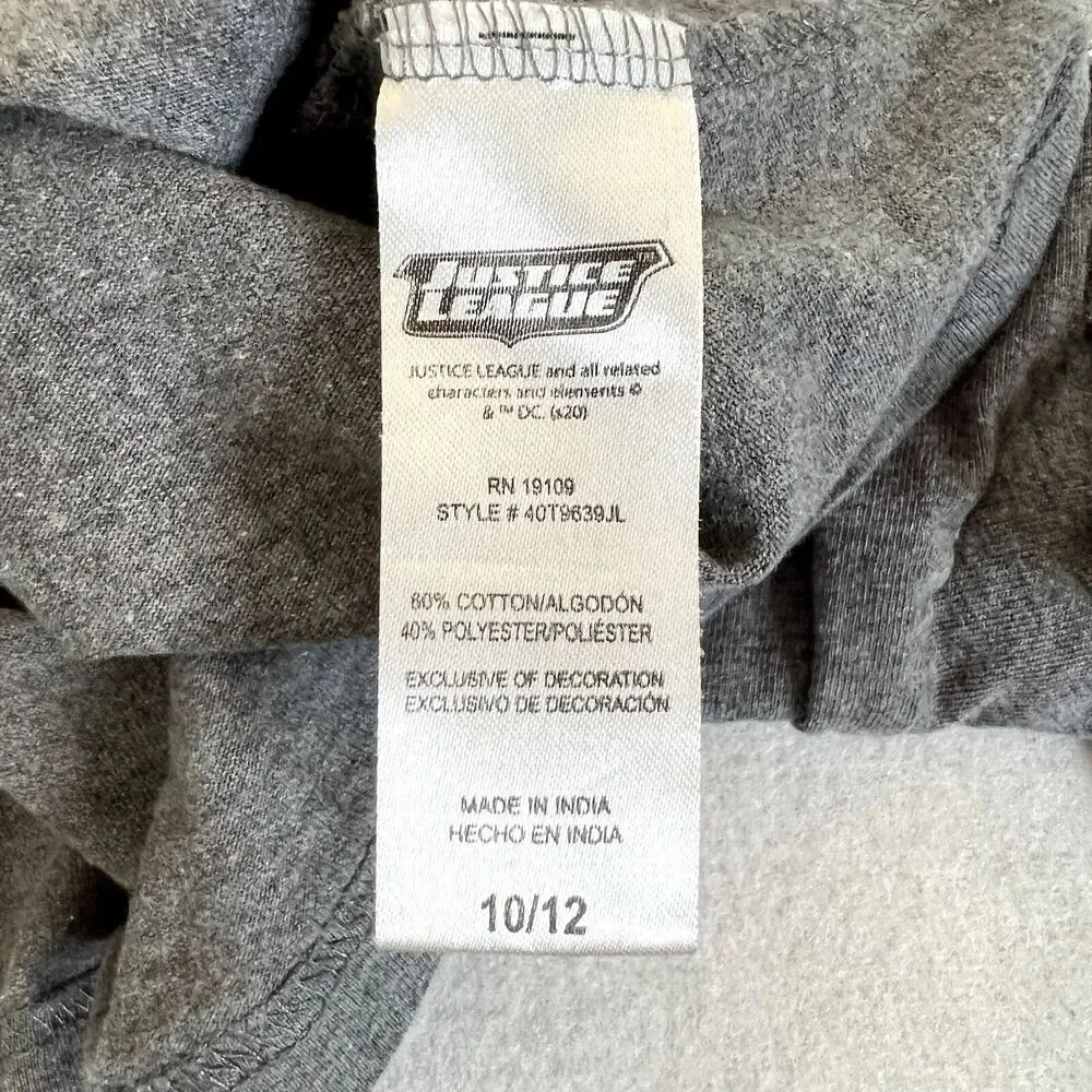 Boy's Gray Batman Graphic Tee